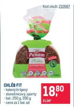 Makro Chléb fit nabídka