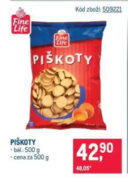 Makro Piškoty nabídka