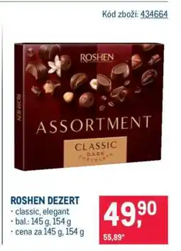 Makro Roshen dezert nabídka