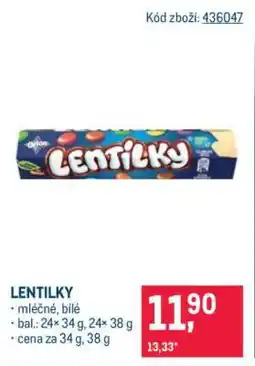 Makro Lentilky nabídka