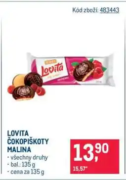 Makro LOVITA ČOKOPIŠKOTY MALINA nabídka