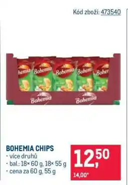 Makro Bohemia chips nabídka
