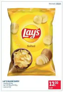 Makro LAY'S SOLENÉ CHIPSY nabídka