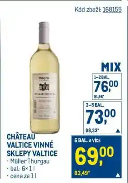 Makro Château Valtice Vinné sklepy Valtice nabídka