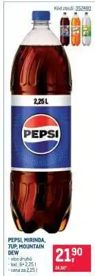 Makro Pepsi Mirinda 7UP, Mountain Dew nabídka