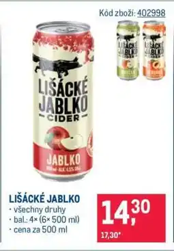Makro Lišácké jablko nabídka