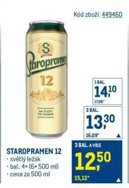 Makro Staropramen 12 nabídka