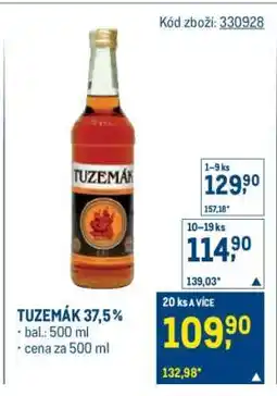 Makro Tuzemák 37,5 % nabídka