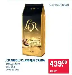 Makro L'Or Absolu Classique Crema nabídka
