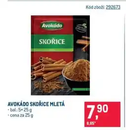 Makro Avokádo Skořice mletá nabídka