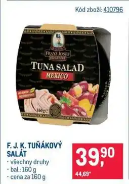 Makro F. J. K. TUŇÁKOVÝ SALÁT nabídka