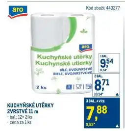 Makro KUCHYŇSKÉ UTĚRKY 2VRSTVÉ 11 m nabídka