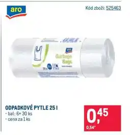 Makro Odpadkové pytle 25 l nabídka