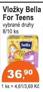 COOP DISKONT Vložky Bella For Teens nabídka