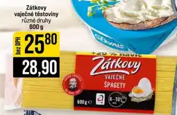 Jip Zátkovy vaječné těstoviny nabídka