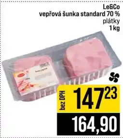 Jip Le&Co vepřová šunka standard 70 % plátky nabídka
