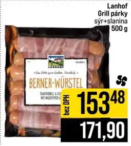 Jip Lanhof Grill párky nabídka