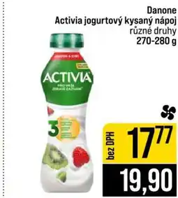 Jip Danone Activia jogurtový kysaný nápoj nabídka