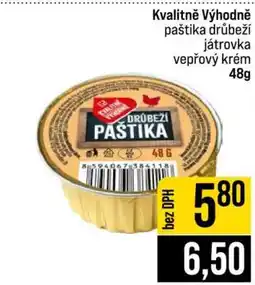 Jip Kvalitně Výhodně paštika drůbeží játrovka vepřový krém 48g nabídka