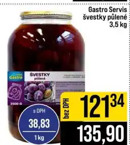 Jip Gastro Servis švestky půlené 3,5 kg nabídka