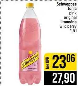 Jip Schweppes Tonic nabídka