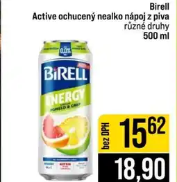 Jip Birell Active ochucený nealko nápoj z piva nabídka