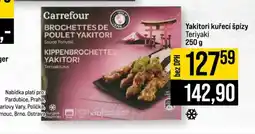 Jip Yakitori kuřecí špízy Teriyaki nabídka