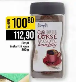 Jip Simpl instantní káva nabídka
