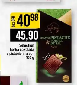 Jip Selection hořká čokoláda nabídka