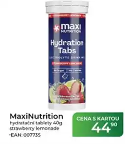 Tamda Foods MaxiNutrition hydratační tablety strawberry lemonade nabídka