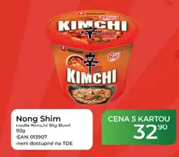 Tamda Foods Nong Shim nudle Kimchi Big Bowl nabídka