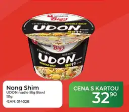 Tamda Foods Nong Shim UDON nudle Big Bowl nabídka