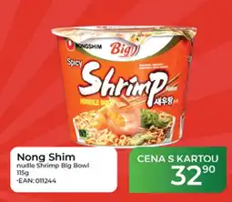 Tamda Foods Nong Shim nudle Shrimp Big Bowl nabídka