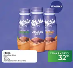 Tamda Foods Milka chocolate drink nabídka
