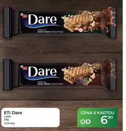 Tamda Foods ETI Dare wafer nabídka
