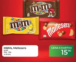 Tamda Foods M&Ms, Maltesers dražé nabídka