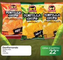 Tamda Foods DonFernando Tortilla chips nabídka
