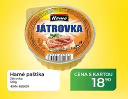 Tamda Foods Hamé paštika Játrovka nabídka