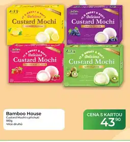 Tamda Foods Bamboo House Custard Mochi s příchutí nabídka