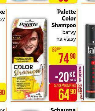 Teta Palette color shampoo barva na vlasy nabídka