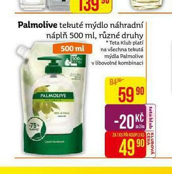 Teta Palmolive tekuté mýdlo nabídka