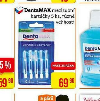 Teta Dentamax mezizubní kartáčky nabídka