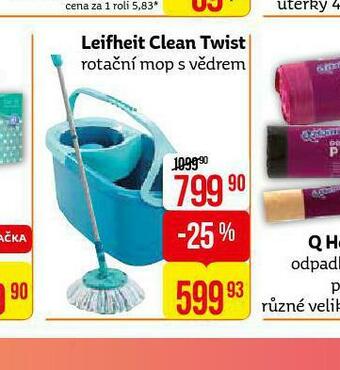 Teta Leifheit clean twist nabídka