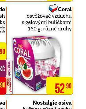 Teta Coral osvěžovač vzduchu nabídka
