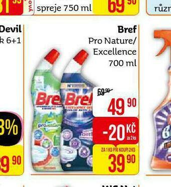 Teta Bref pro nature / excellence nabídka