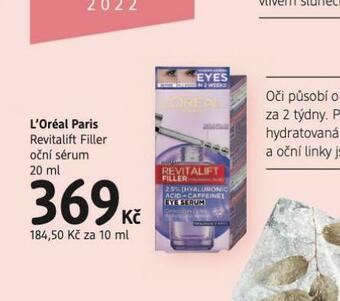 dm drogerie Loreal paris oční sérum nabídka