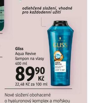 dm drogerie Gliss šampon nabídka