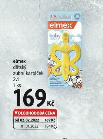 dm drogerie Elmex dětský zubní kartáček nabídka