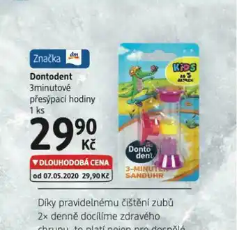 Dontodent 3minutové přesýpací hodiny
