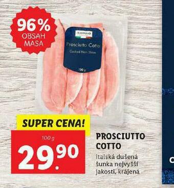 Lidl Prosciutto cotto nabídka